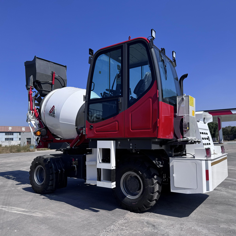 1 Cubic Concrete Mixer Truck    