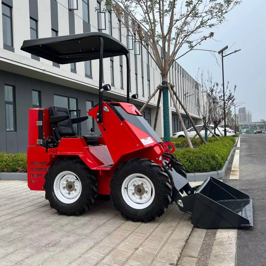 1.5-ton ride-on skid steer loader