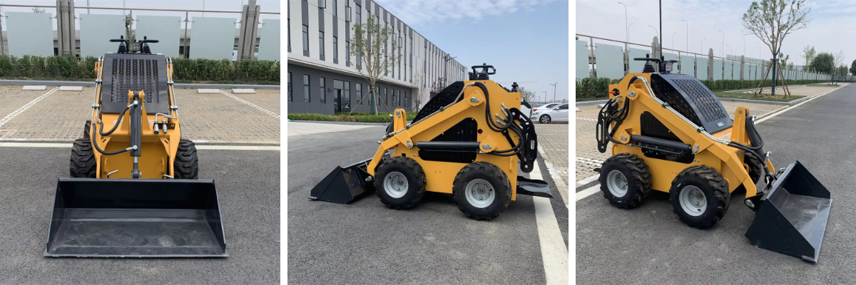 1-ton tracked skid steer loader