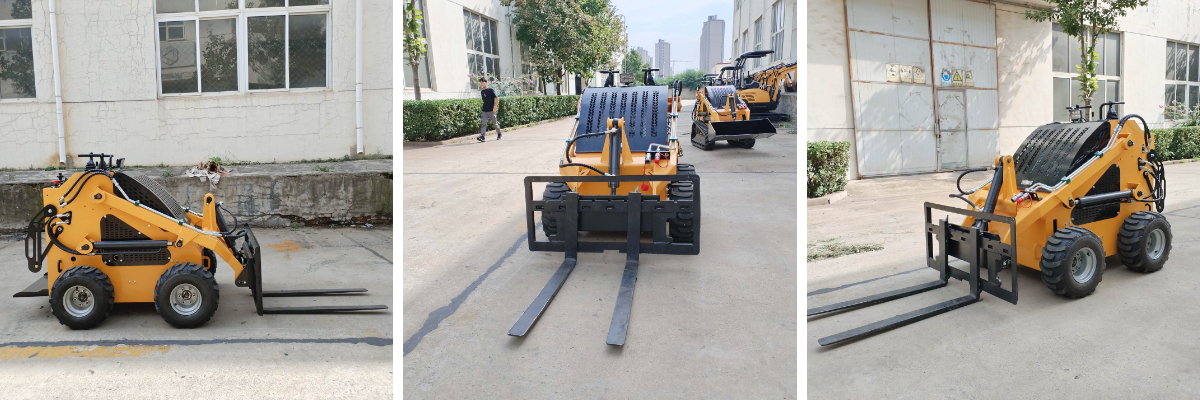 1-ton tracked skid steer loader