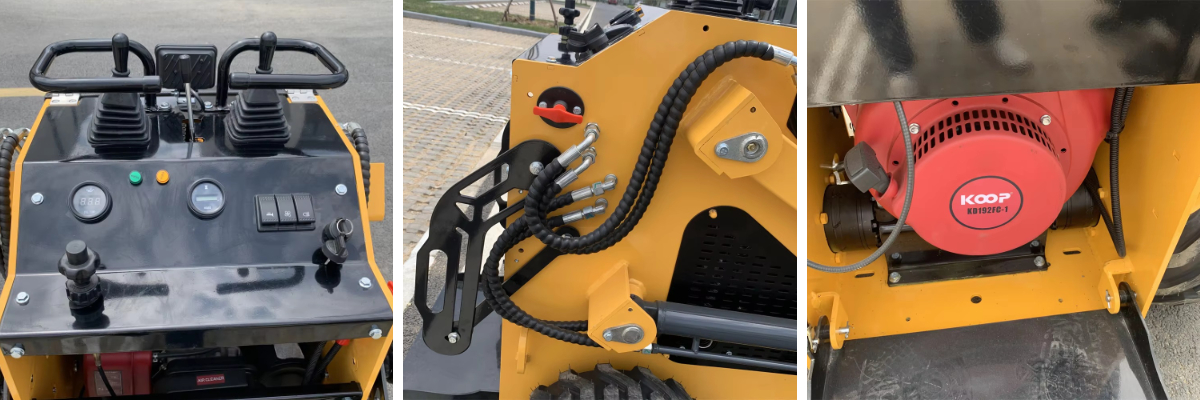 1-ton tracked skid steer loader
