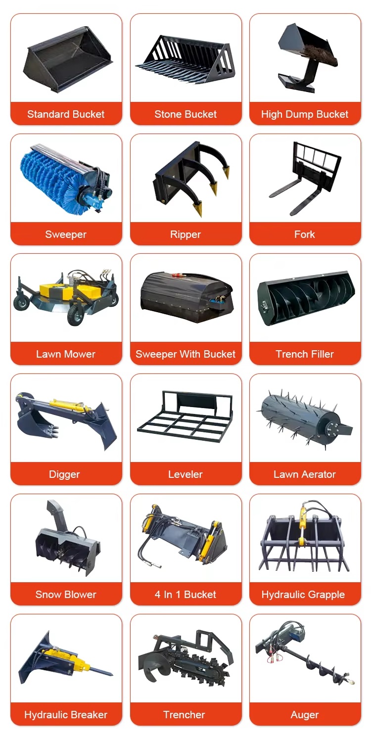 1-ton tracked skid steer loader