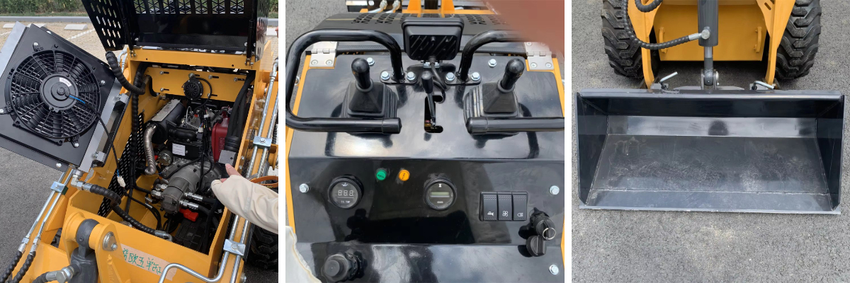 1.2-ton tracked skid steer loader