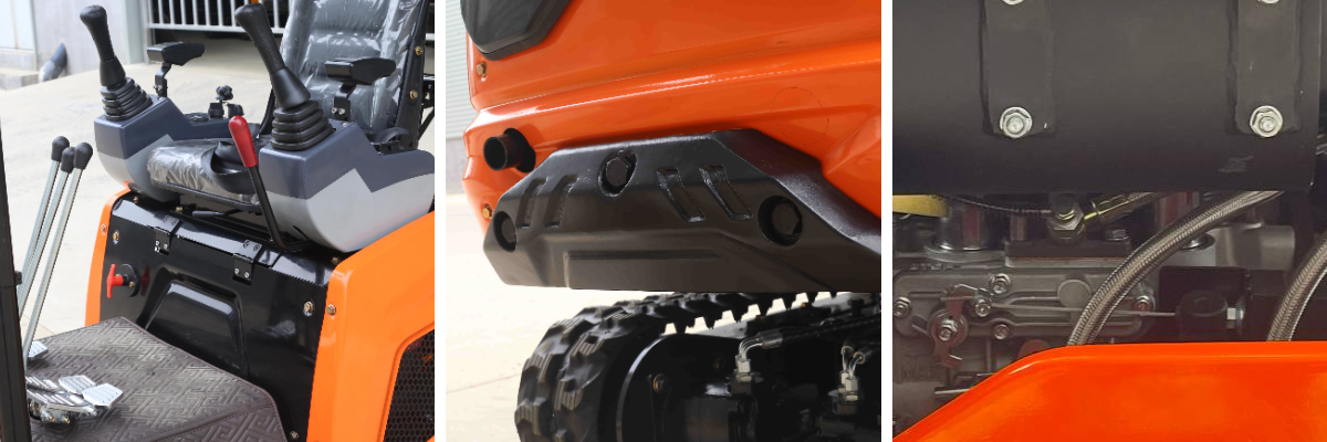 1 ton mini excavator