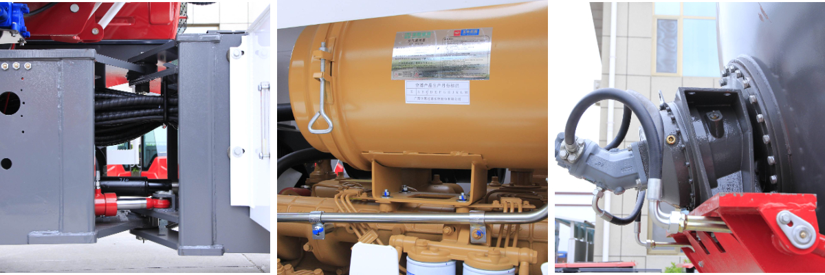 1-cubic - meter mixer truck 