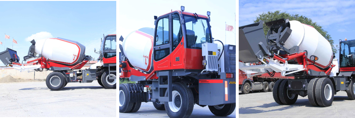1.5 m³ concrete mixer truck