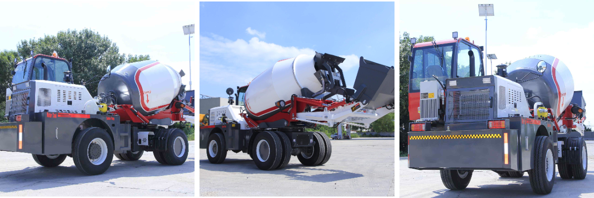 1.5 m³ concrete mixer truck