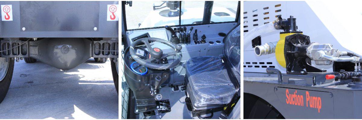 1.5 m³ concrete mixer truck