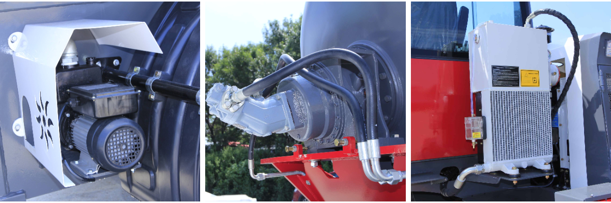 1.5 m³ concrete mixer truck