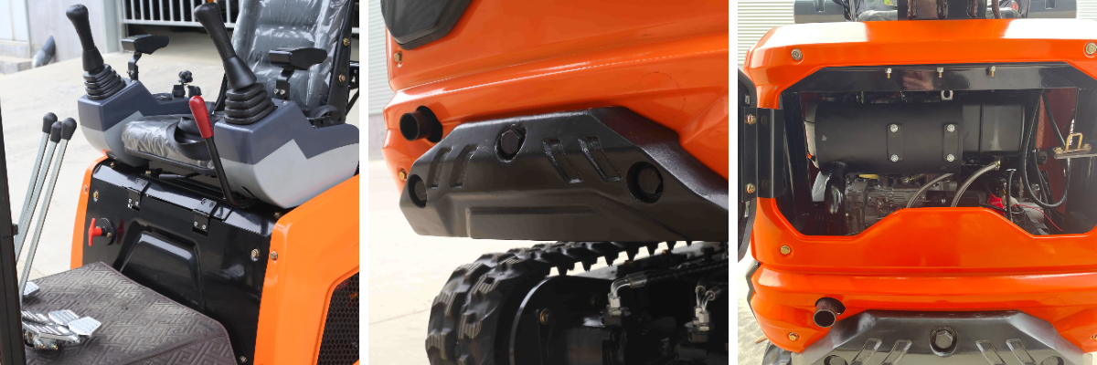 1 ton mini excavator